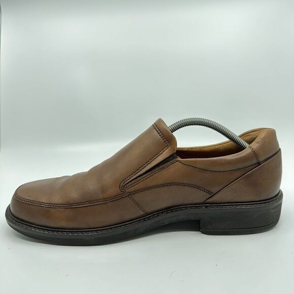 Ecco Holton Mens Size 11 EUR 41 Brown Leather Slip On Dress Loafer Shoes main image 9